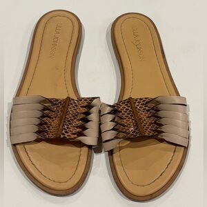 Never Worn Ulla Johnson Ameya Twisted Contrast Slide Size 40